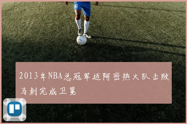 2013年NBA总冠军迈阿密热火队击败马刺完成卫冕